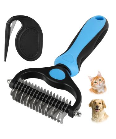 TexLiney underfell brush + de -filter knife for dog and cat dog brush Dogs brush underwool Unterwollbr st Unterwollkamm removed