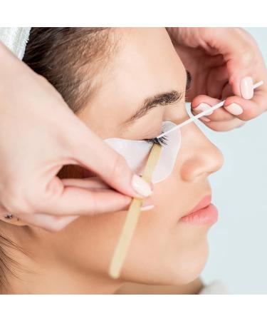 100 Pieces Easy Eyehip Extension Brush - Micro Applicator Makeup Cleaning Stick & Eyelash Lifting Accessories (White) - Best for Precision Application - Buy Online on SooperMarket.com
