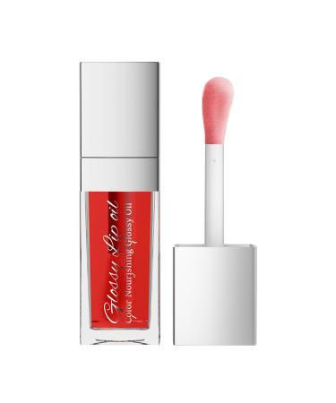 Lip oil moisturises and gives lipstick a plump and plump makeup 8 ml Butterscotch Sweets (B One Size) 1 count (Pack of 1) b
