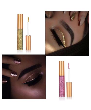 Glitter Eyeliner Liquid Set - 10 Colors Waterproof & Long Lasting Metallic Eye Pens - Buy Online on SooperMarket.com
