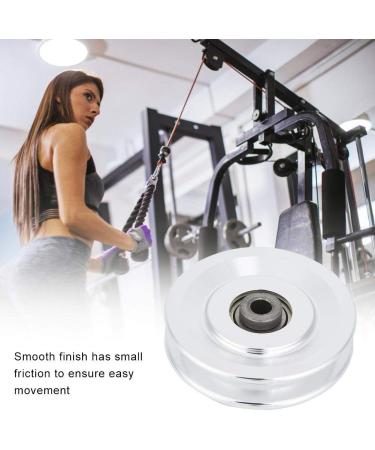 Aluminium Alloy Fitness Pulley Wheel for Home Gym Strength Training (90mm) - Buy Online on SooperMarket.com