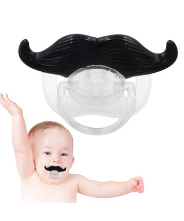 Jomewory Mustache Pacifier for 0-6 Months | Jaw-Friendly & Cute Design for Babies & Toddlers - Buy Online on SooperMarket.com