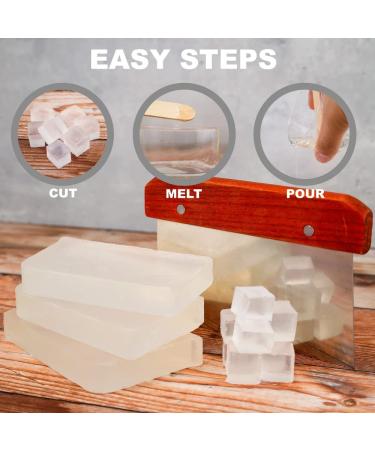 Honey Soap Base - 5 lb Moisturizing Melt and Pour Glycerin Base for Crafting - Vegan & Cruelty-Free - Unscented - Easy to Cut - Buy Online on SooperMarket.com