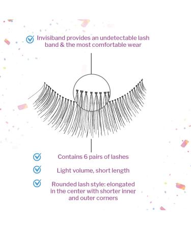 Ardell Natural 109 Black False Eyelashes Strip Lashes - 6 Pairs Pack | Authentic Ardell Lashes - Long Lasting Glamour | Buy Now! - Buy Online on SooperMarket.com