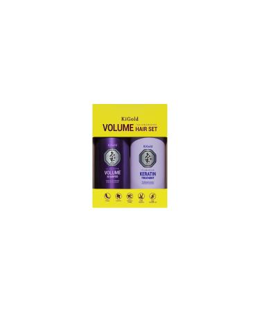 Daeng Gi Meo Ri- Ki Gold Glamorous Volume Shampoo + Keratin Treatment Nourishing and Hydrating 24FL. OZ / 710ml Each