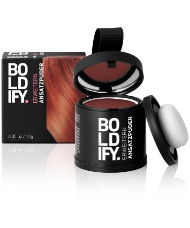 Boldify Approach powder Spread-free instant scatter hair with 48-hour formula for hair |Hair powder for repairing the roots for thinning hair bare spots and gray hair roots (copper brown) 10 g (1 -pack) copper brown