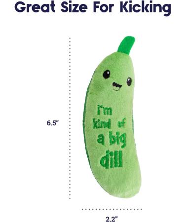 Petstages Crunchy Pickle Kicker Cat Toy - Dental and Catnip Infused - Buy Online on SooperMarket.com