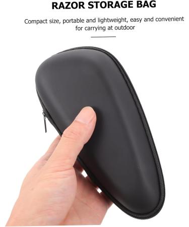 Beavorty Portable Razor Storage Bag | 5-Piece EVA Case for Travel | Razor Holder & Organizer for Men | Shock-Proof Compact Design - Buy Online on SooperMarket.com
