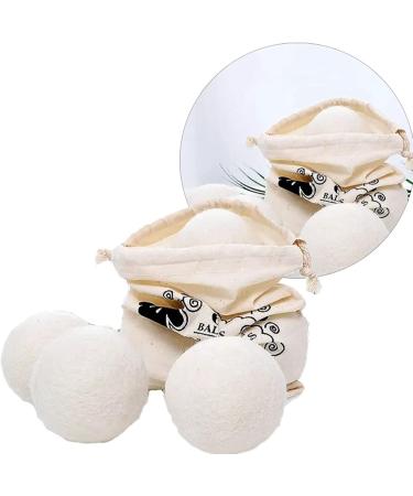 Wool Laundry Balls - Reusable Fabric Softener for Quick Drying Baby Clothing - Eco-Friendly & Sustainable Care - Buy Online on SooperMarket.com