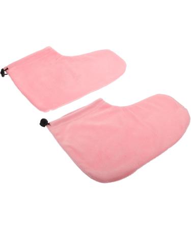 FOMIYES 3 Pairs Wax Warm Foot Cover Refill Pink Cotton Foot Mask - Buy Online on SooperMarket.com