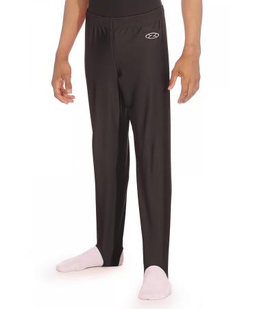 The Zone Boys'/Men's Gymnastics Stirrups Black 26 - Age 5/6