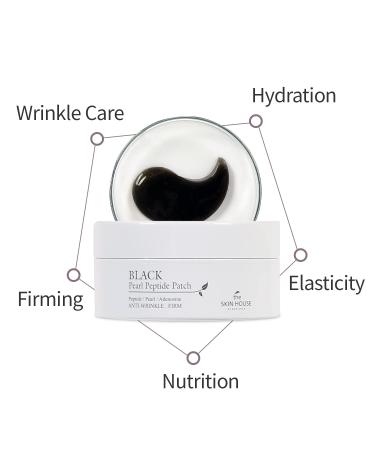 The Skin House Black Pearl Peptide Patch - Nourishing & Moisturizing Patches for Dry Skin | 90g/60pcs | Enhance Skin Elasticity - Buy Online on SooperMarket.com