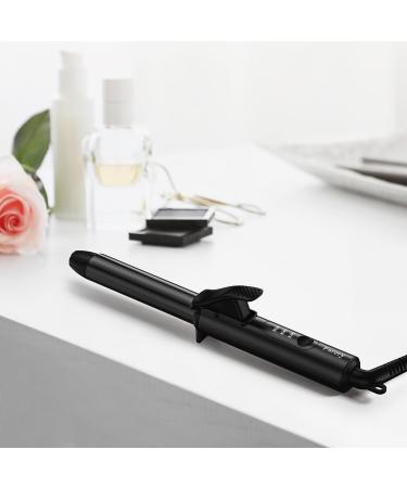 Dual Voltage Mini Curling Iron 3/4 Inch Barrel - Keratin & Argan Oil Infused Adjustable Temperature Travel Storage Bag - Perfect for International Travel - Buy Online on SooperMarket.com