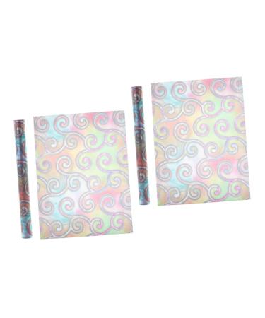 Alipis 2pcs Window Glass Stickers Removable Mural PVC