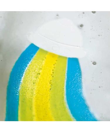 Inkee Foamy Space Bath Bomb for Kids | Strawberry Fragrance Rocket-Shaped Foaming Bath Ball | Multi-Colored Fun for Bath Time - Buy Online on SooperMarket.com