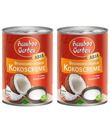 Bamboo Garden Coconut Cream 0.4 l (pack of 2) 400 ml (pack of 2)