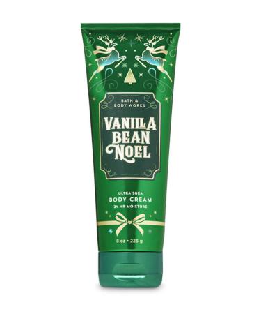 Bath & Body Works Vanilla Bean Noel 2019 Edition Ultra Shea Body Cream 24hr Moisture 8 oz / 226 g
