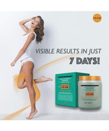 GUAM Cold Formula Seaweed Body Wrap 500gr - Cooling Anti-Cellulite Wrap for Thighs & Legs | Mud Mask for Body Sculpting & Firming - Buy Online on SooperMarket.com