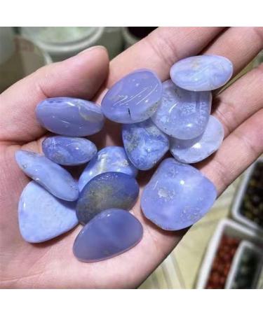 Natural Crystals and Stones 100g 10mm-20mm Natural Blue Lace Agate Tumbled Gemstones Crystal Gravel for Stone for Decoration kaixun - Buy Online on SooperMarket.com