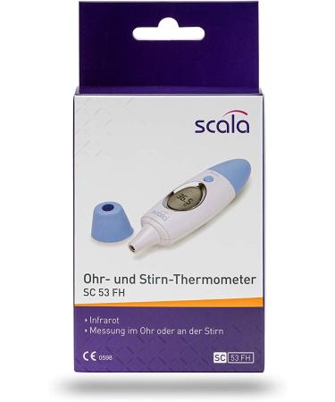 Scala SC 53 Infrared Ear and Forehead Thermometer - 3 in 1 | Fast & Accurate Temperature Reading - Buy Online on SooperMarket.com
