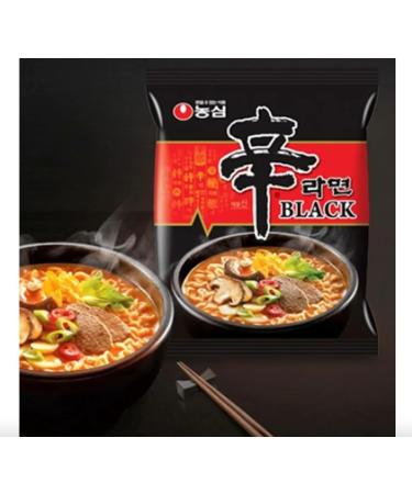 Nongshim PREMIUM Shin Ramyun BLACK Instant Noodles 130 g HALAL(Pack of 4) by SPICEHUB - Buy Online on SooperMarket.com