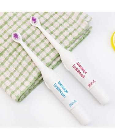 Adult Electric Massage Toothbrush 3 Head Replacement Battery Operated Portable Toothbrush for Boys | International Shipping Available - Buy Online on SooperMarket.com