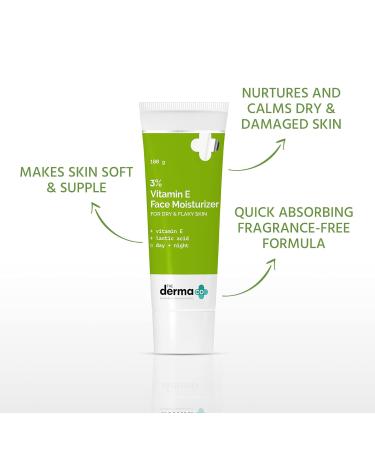 3% Vitamin E Face Moisturizer for Dry Skin | Hydrates & Nourishes | Non-Greasy & Lightweight | 3.53 Oz/100g | Ideal for Damaged Skin - Buy Online on SooperMarket.com