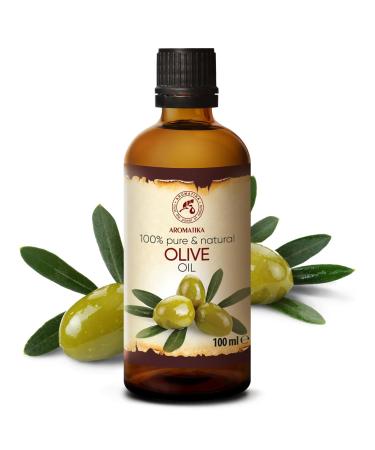 Extra Virgin Olive Oil 100ml - Cold-Pressed Pure Oil from Spain for Face Hair Skin & Nails - Best for Massage & Body Care - Buy Online on SooperMarket.com