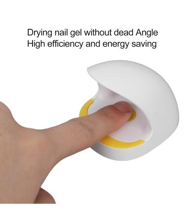 Buy 6W UV Nail Lamp - Mini Gel Curing Lamp with 360 Lighting USB Rechargeable LED Nail Polish Dryer - Buy Online on SooperMarket.com