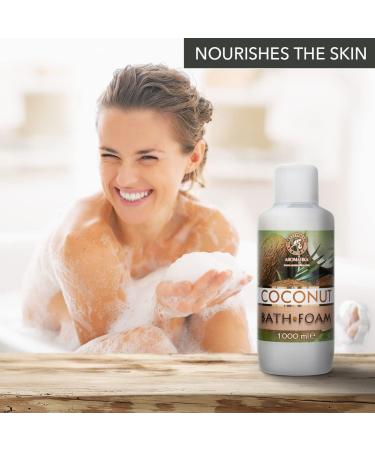 Buy Coconut Bathing Foam 1000ml | Relaxing Aromatherapy Spa Experience | Body Care & Wellness - Buy Online on SooperMarket.com