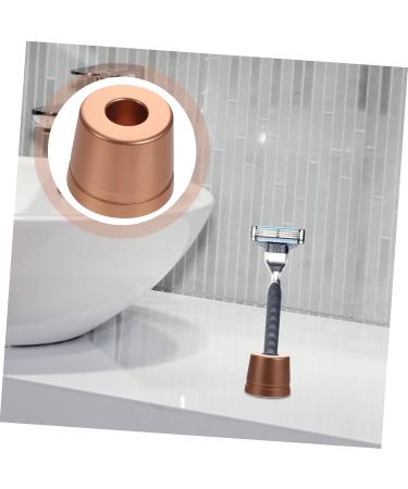 Angoily Universal Shaving Stand & Toothbrush Holder - Metal Razor Base & Small Knife Holder - Buy Online on SooperMarket.com