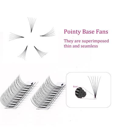 Shop 6D 0.07mm C Curl 12mm Premade Russian Volume Eyelash Extensions | Artificial Lashes for Stunning Volume - Buy Online on SooperMarket.com