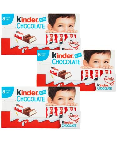 Chocolate Bundle With Kinder Chocolate 8pk 101g (3 Pack)