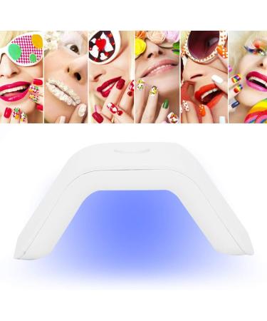 Nail Dryer Lamp Mini 2W LED UV Single Finger Drying Lamp with 45s/60s Timer Setting No Damage Hands Nail Gel Curing Lamp USB Charge (Yinhingbe51gsrvqm-11) - Buy Online on SooperMarket.com