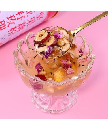 Rose Chia Nut Lotus Root Soup 500g/can Brewed Nut Lotus Root Soup Nutritious Breakfast Substitute Porridge Delicious and Convenient Lotus Root Soup (5 can) Rose 5 can - Buy Online on SooperMarket.com