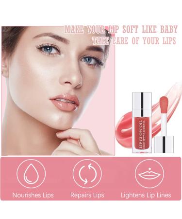 Aaiffey Hydrating Plumping Lip Glow Oil - Raspberry | Moisturizing Lip Tint - Primer & Balm Combination for Non-Sticky Glossy Finish - Buy Online on SooperMarket.com