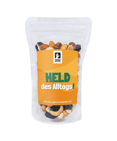 Bremer Gew rzhandel GeNUSSmischung Hero of Everyday Life Nut Mix Trail Mix with Saying 175g Almond 175.00 g (1 pack)