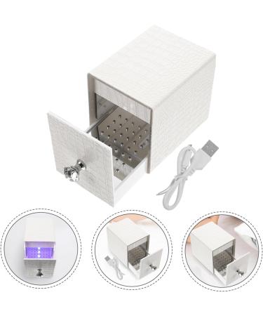 FRCOLOR Nail Polish Storage Nail Tool Nail Bits Nail Art Tools Manicure Tools Para U as Nail Stuff Organizer Manicure Drill Holder Nail Art Supply Bracket Acrylic White Usb 12x8.5cm White - Buy Online on SooperMarket.com
