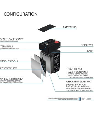 Mighty Max 4V 4.5Ah SLA Battery for Fi-Shock Electric Fence | Reliable International Shipping - Buy Online on SooperMarket.com