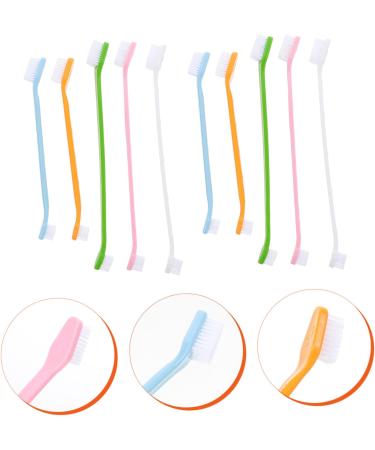 CORHAD 10pcs Supplies Nylon Oral Dog Pet Puppy for Clean Tooth Dual-head Portable Pets Handheld Small - Buy Online on SooperMarket.com
