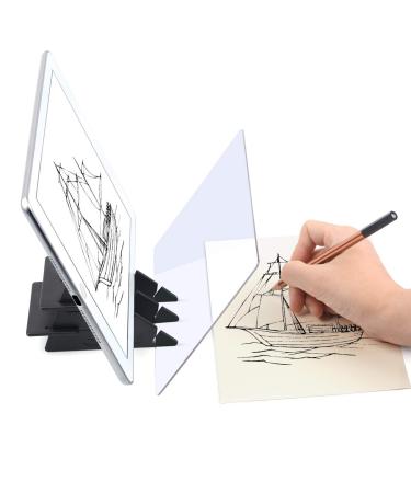 Yuntec Optical Drawing Board, Portable Optical Tracing Board Image Drawing Board Tracing Drawing Projector Optical Painting Board Sketching Tool for Kids, Beginners, Artists, etc