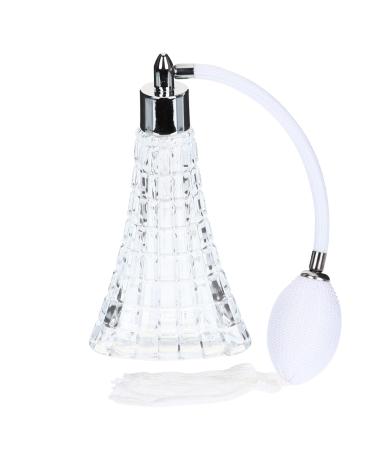 Gogogmee Perfume Bottle Empty Perfume Refillable Perfume Spray Bottle Atomizers for Essential Oils Essential Oil Spray Bottle Portable Scent Pump Bottle Travel Perfume Glass White