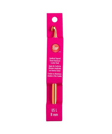 Boye 332621800LM Crochet Hook, 6" ,Rose gold