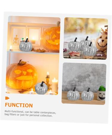 Alipis 20 Pcs Foam Pumpkin Halloween Party Decor Realistic Vegetables Decorative Foam Vegetables Pumpkin Decoration Mini Artificial Pumpkins Faux Pumpkin Craft Powder Silverx2pcs 5CMx2pcs - Buy Online on SooperMarket.com