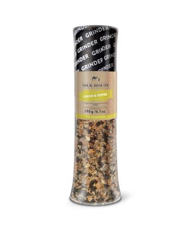 Silk Route Spice Company Lemon Pepper Giant Grinder 190G Lemon Peppercorn