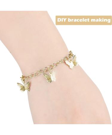24 Piece Bracelet Chains with Toggle Clasp - DIY Jewelry Making Supplies in Gold, Silver, and Rose Gold - Buy Online on SooperMarket.com