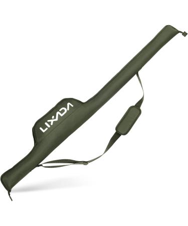 Lixada 55 Inch Portable Folding Fishing Rod Bag - Army Green | Protective Cover Case for Fishing Poles | Tackle Storage Solution - Buy Online on SooperMarket.com