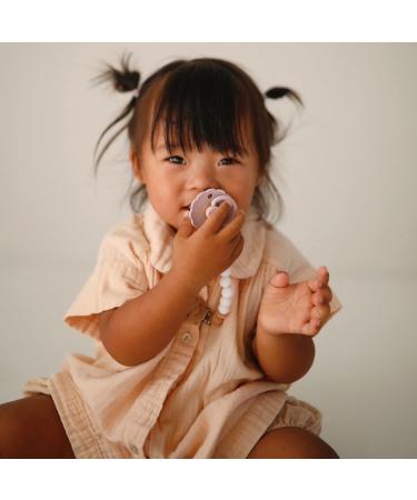 Frigg Daisy Latex Pacifier Set | 2-Pack BPA-Free Natural Rubber | Symmetrical Cherry Shape | Made in Denmark | Size 1 (0-6 Months) - Buy Online on SooperMarket.com