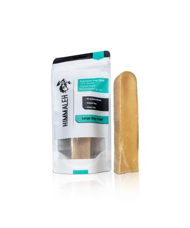 Himmaleh Yak Chews for Dogs - Yak chews for dogs Large (pack of 1) - Protein Rich Dog Chews Long Lasting Natural - yak milk dog chew - Toothsome Yak Bars for Dogs - Himalayan dog chews - Yak Snack Large ( pack of 1 )
