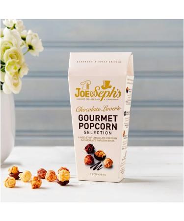 Joe & Seph's Chocolate Lovers Popcorn Selection - 105g Gourmet Snack Gift for Men & Women | Air-Popped Sweet Popcorn for Movie Night - Pack of 1 - Buy Online on SooperMarket.com